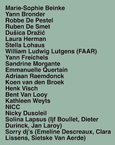 Eerste aankondiging van 20 deelnemers