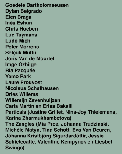 Derde aankondiging van 20 deelnemers