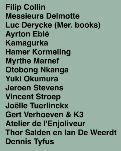 Vijfde aankondiging van 20 deelnemers